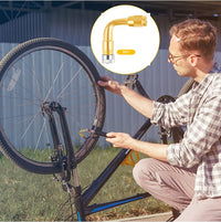 Cargar imagen en el visor de la galería, Adaptador Válvula Curva Neumático Bicicleta O Scooters 90 grados
