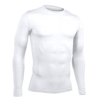 Cargar imagen en el visor de la galería, Buzo Manga Larga Compresión Lycra Unisex Blanca
