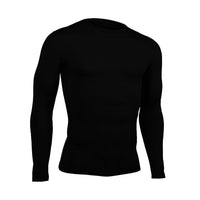 Cargar imagen en el visor de la galería, Buzo Manga Larga Compresión Lycra Unisex Negro
