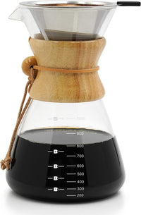 Cargar imagen en el visor de la galería, cafetera chemex de 1000 ml con vidrio de borosilicato con filtro
