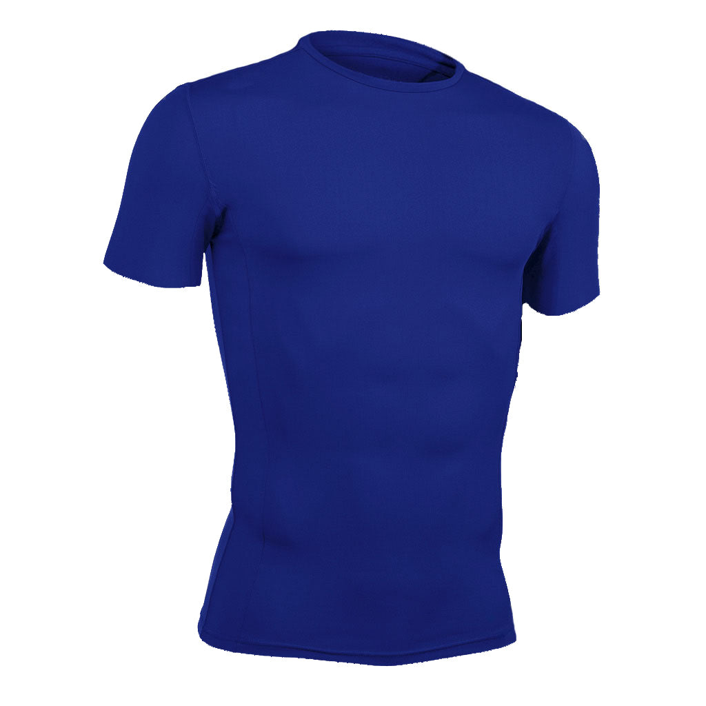 Lycra Manga Corta Licrada Compresión Unisex Azul Claro