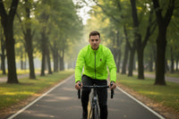 Cargar imagen en el visor de la galería, chaqueta cortaviento deportiva verde neon
