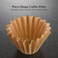 Cargar imagen en el visor de la galería, Filtro para método V60 Kalita Melita Valkyrja Dripper N1 color natural x100 Unidades

