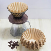 Cargar imagen en el visor de la galería, Filtro para método V60 Kalita Melita Valkyrja N2 color natural x100 Unidades
