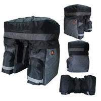 Cargar imagen en el visor de la galería, Alforja Para Bicicleta 60 Litros Capacidad Gris
