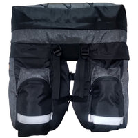 Cargar imagen en el visor de la galería, Alforja Para Bicicleta 60 Litros Capacidad Gris
