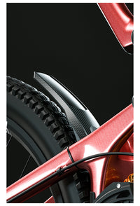 Cargar imagen en el visor de la galería, Guardabarro Bicicleta Delantero o Trasero Mtb Textura Carbono Resistente
