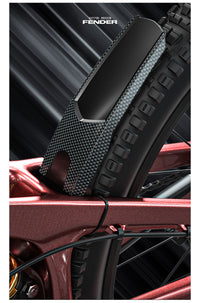 Cargar imagen en el visor de la galería, Guardabarro Bicicleta Delantero o Trasero Mtb Textura Carbono Resistente
