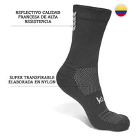 Cargar imagen en el visor de la galería, Media Ciclismo Reflectiva Nylon 100%
