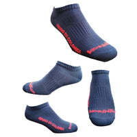 Cargar imagen en el visor de la galería, Medias Tobilleras En Nylon Unisex Gris Oscuro
