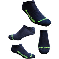 Cargar imagen en el visor de la galería, Medias Tobilleras En Nylon Unisex Negro
