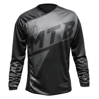 Cargar imagen en el visor de la galería, Jersey MTB Dryfit Negro/gris.
