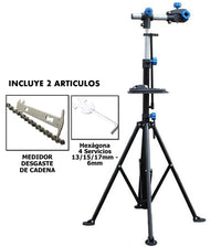 Cargar imagen en el visor de la galería, Soporte Caballete Para Mantenimiento De Bicicleta - Soporta 30 Kg
