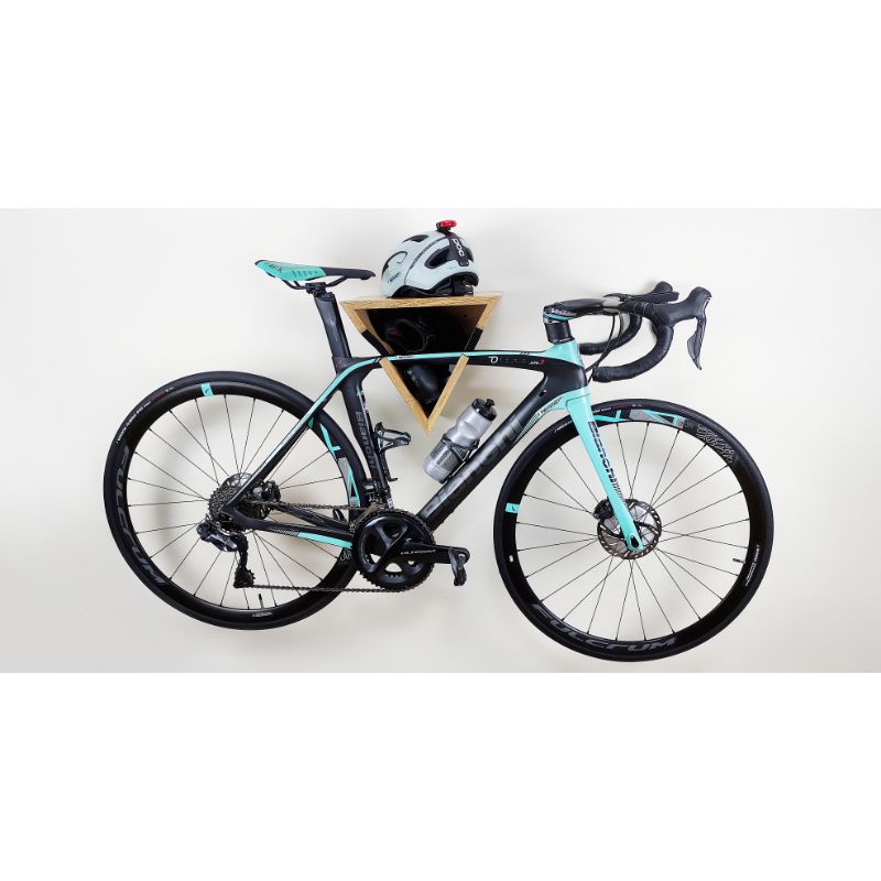 Soporte Bicicleta Pared Madera (100% Roble) Korintio